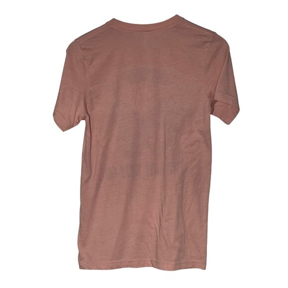 "You Need To Let That Shit Go" Butterfly Graphic Tee Orange Small Bella Canvas - Picture 3 of 10